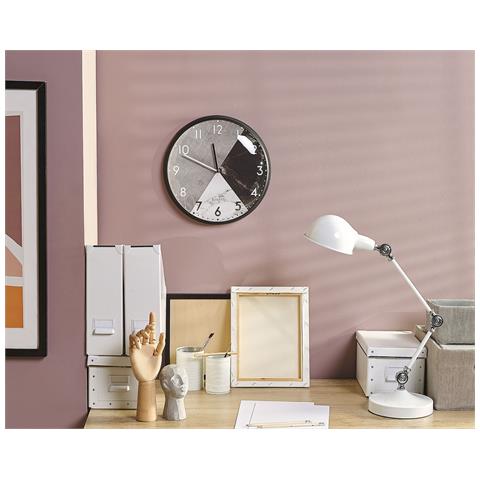 Orologio Da Parete Grigio / Nero Effetto Marmo Ø 33 Cm Davos - Foto 13