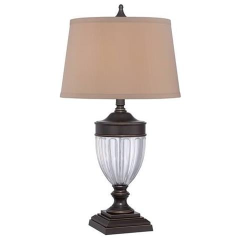 Lampada Da Tavolo A 1 Luce Bronzo Palladiano, E27 - Foto 1