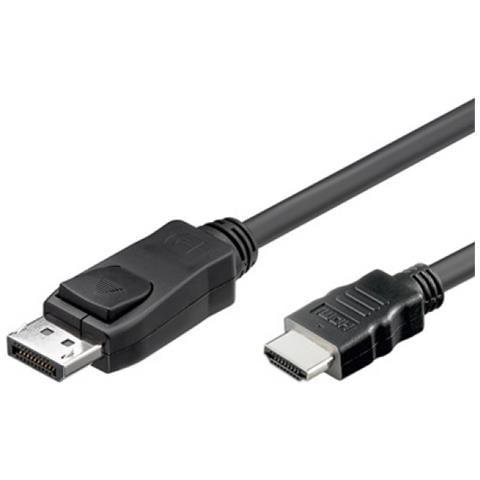 Techly - Hdmi-kabel - Displayport (m) Bis Hdmi (m) - 1 M (icoc-dsp-h-010)  - Foto 1