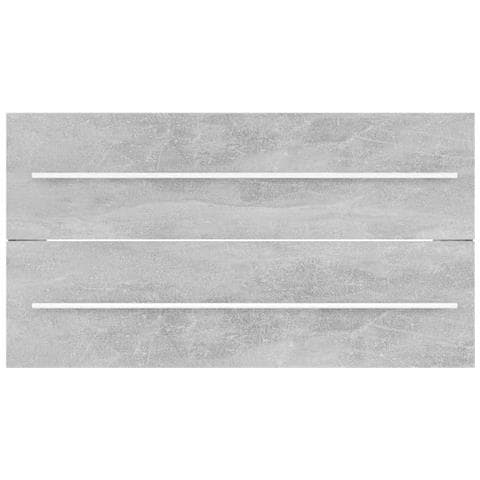 Set Mobili da Bagno 2 pz Grigio Cemento in Legno Multistrato - Foto 10