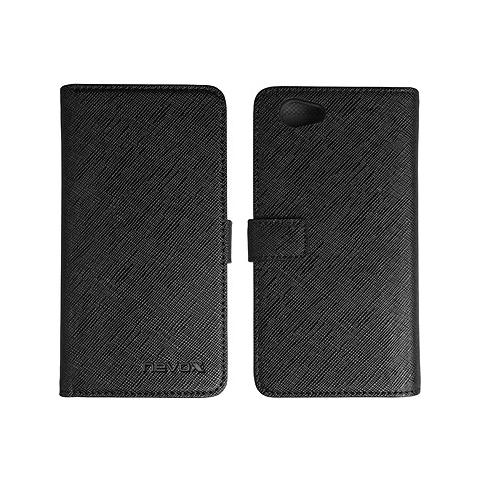 1205 Custodia a libro Nero, Grigio custodia per cellulare - Foto 3