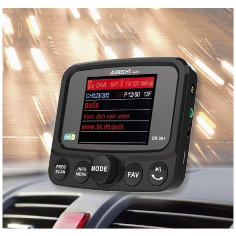 DR 56+ DAB+ Auto Digitale Nero radio - Foto 4