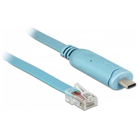 63914 cavo seriale Blu 3 m USB tipo-C RJ45 - Foto 1