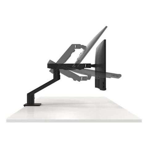 Supporto Da Tavolo Con Braccio Per Monitor Singolo, Msa20, 19-38 "", Peso Massimo (capacità) 10 Kg, Nero - Foto 2