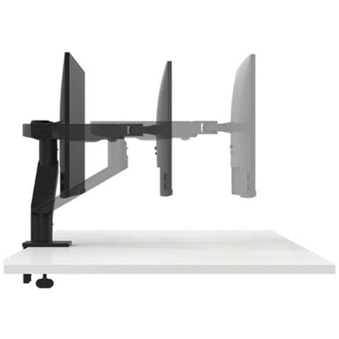Supporto Da Tavolo Con Braccio Per Monitor Singolo, Msa20, 19-38 "", Peso Massimo (capacità) 10 Kg, Nero - Foto 12
