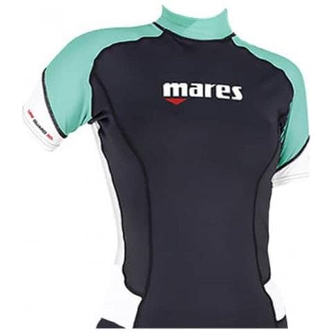 Thermo Guard Donna Manica Corta 0,5mm 4 Nero / acquamarina - Foto 3