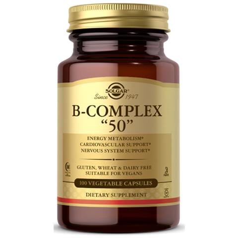 Complesso Di Vitamina B-50 100 Capsule Vegetali Solgar - Foto 1