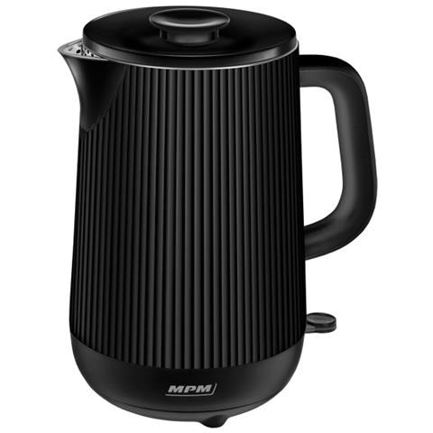 Bollitore Silenzioso A Doppia Parete In Acciaio Inossidabile - 1,7 Litri - 1800w - Coolwall Nero - Foto 1