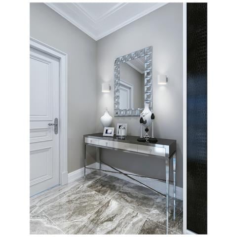 Applique Da Parete Moderno Rond Alluminio Bianco 1 Luce G9 50w - Foto 2