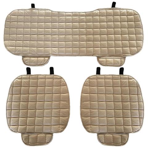 Coprisedile Universale Per Auto Seduta 3 Pezzi, 2 Anteriori E 1 Posteriore, Beige Cod. Ls024 - Foto 1