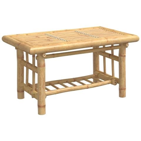 Tavolino Da Salotto 70x45x36 Cm In Bambù - Foto 2