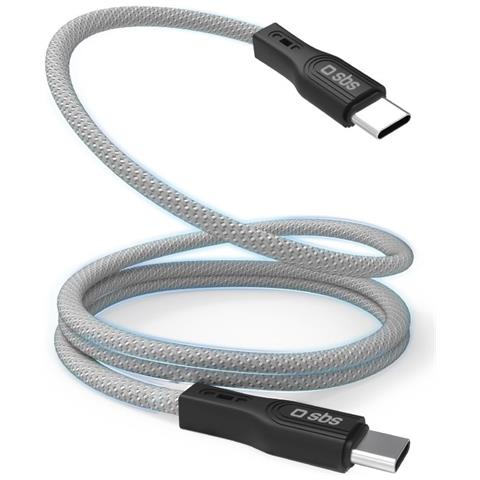 Cavo USB-C con finitura magnetica Colore Bianco - Foto 1