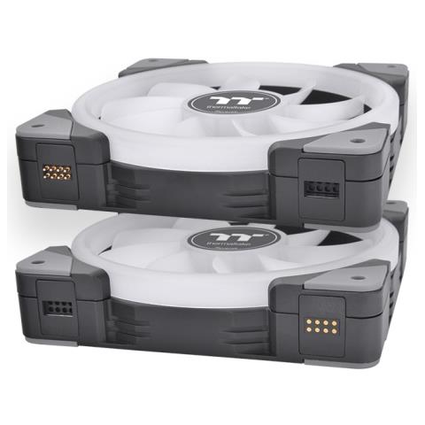 SWAFAN EX12 RGB PC Cooling Fan TT Premium Edition Case per computer Raffreddatore d'aria 12 cm Nero 3 pz - Foto 2