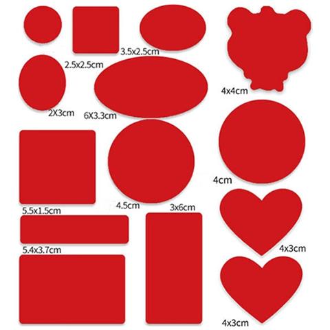 10 Fogli Di Toppe Autoadesive Per Piumini Per Sacchi A Pelo, Impermeabili, Tende Red - Foto 5