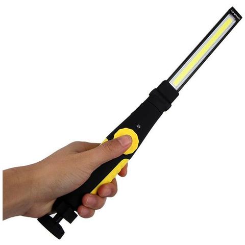 Torcia Led Cob Luce Bianca Ricaricabile Lampada Lavoro Calamita - Foto 1