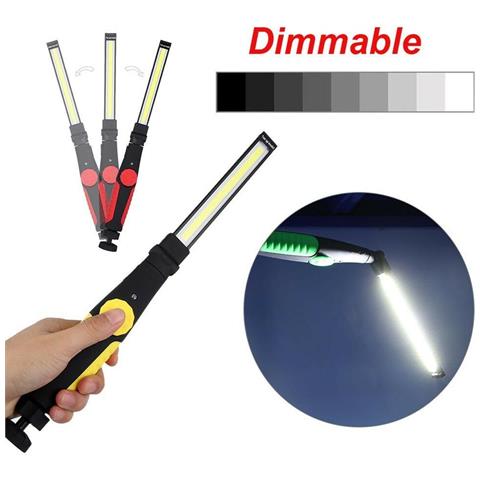 Torcia Led Cob Luce Bianca Ricaricabile Lampada Lavoro Calamita - Foto 2