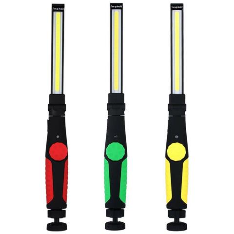 Torcia Led Cob Luce Bianca Ricaricabile Lampada Lavoro Calamita - Foto 4