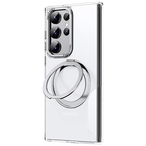 Custodia Protettiva Per Telefono Samsung Con Supporto Magnetico Transparent Samsung S23ultra - Foto 4