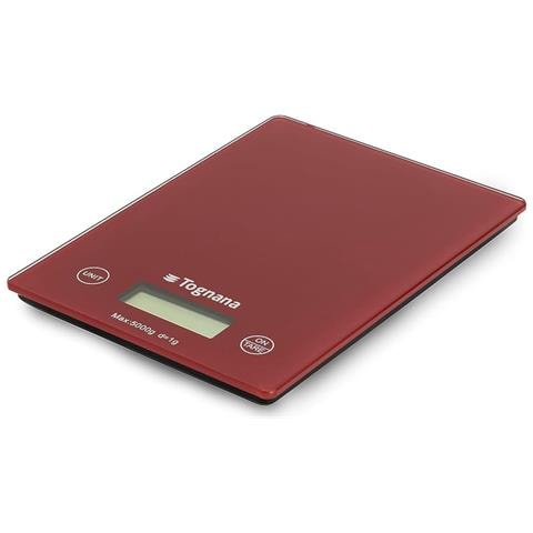 Tognana Iridea Bilancia Da Cucina Con Display Ldc E Tasti Touch Screen Rosso Mela - Foto 2