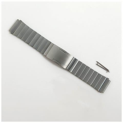 Cinturino In Titanio, Compatibilità Universale Da 22 Mm Silver - Foto 4