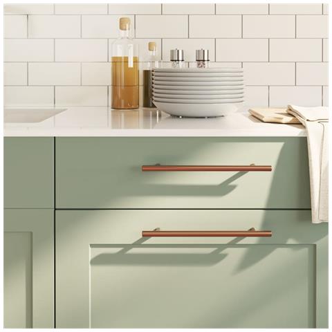 Maniglie Per Mobili 20 Pz Bronzo 192 Mm In Acciaio Inox - Foto 1