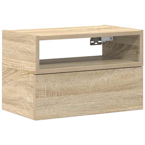Comodino A Muro Rovere Sonoma 45x26x28,5 Cm - Foto 2
