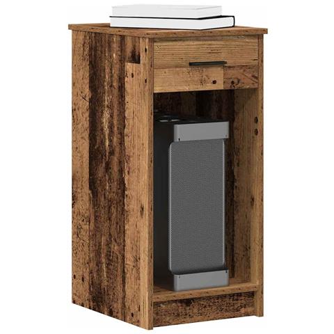 Supporto Per Computer A Torre Con Cassetto Antico 35x45x77 Cm - Foto 1