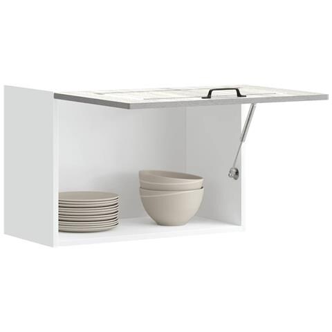 Pensile Da Cucina Kalmar Grigio Sonoma In Legno Multistrato - Foto 1