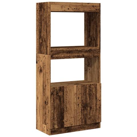 Credenza Legno Antico 63x33x140 Cm In Truciolato - Foto 2