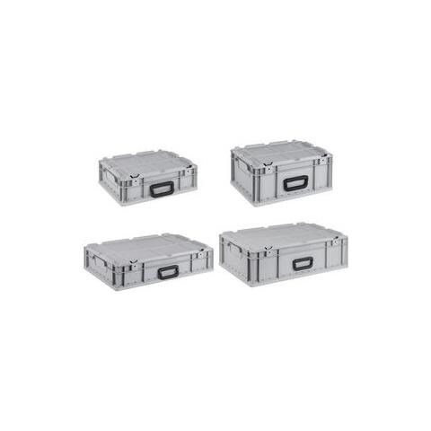 Aufbewahrungsbox Profiplus Eurocarry 417, Grau Eurobox Aus Pp, Mit Klappdeckel, Tragkraft: 17 Kg, - 1 Stck (456841) - Foto 1