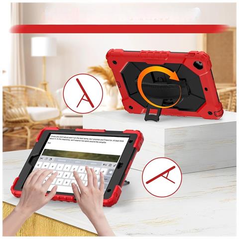 Cover Protettiva Rosso Per Ipad 7/8/9 Gen. 10.2"" - Stile E Sicurezza Premium! - Foto 2