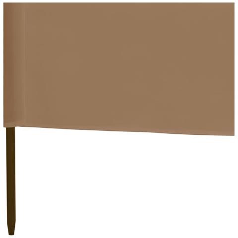 Paravento A 3 Pannelli In Tessuto 400x120cm Grigio Talpa - Foto 5