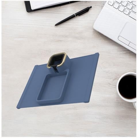 Sottobicchiere Per Divano In Silicone: Vassoio Per Bevande E Snack Blue - Foto 4