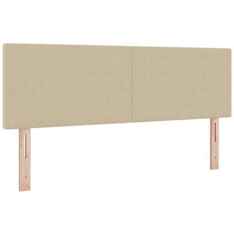 Testiera Design Semplice Verde Chiaro Grigio 140 cm in Velluto - Foto 1