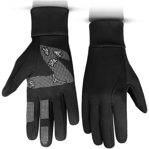 Guanti Termici In Pile Con Touchscreen Per Corsa, Escursionismo, Pesca E Ciclismo Black+grey Xl - Foto 2