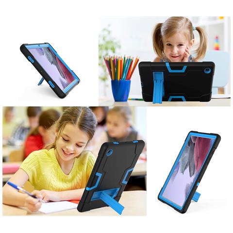 Custodia Per Samsung Galaxy Tab A8 10.5” Antiscivolo Con Supporto Nero - Foto 2