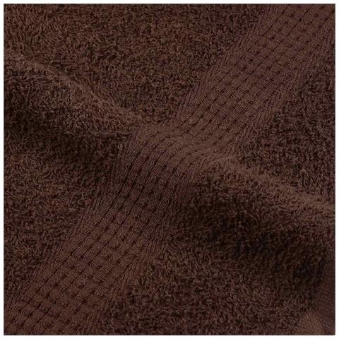Asciugamani 2 pz Marrone 50x100 cm 360 g/m² 100% Cotone - Foto 7