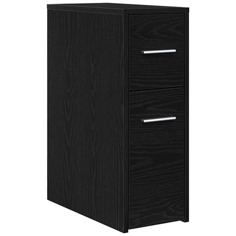 Mobile da bagno slim Rovere nero 22 x 44 x 61.5 cm - Foto 1