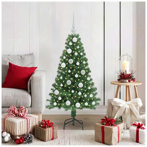 Albero di Natale artificiale con 150 LED Verde 120 cm - Foto 2