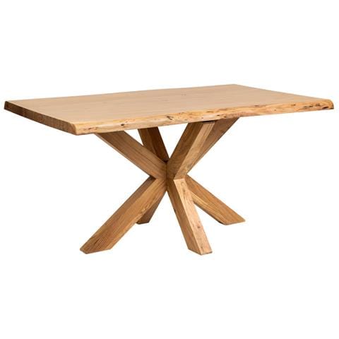 Tavolo Da Pranzo In Acacia Bordo Naturale 160 X 90 X 77h Cm - Foto 1