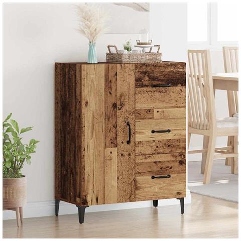 Credenza Legno vecchio 69,5 x 34 x 90 cm Legno multistrato - Foto 2