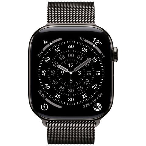 Watch Series 11 GPS + Cellular 46mm Cassa Titanio Ardesia con Loop Milanese Ardesia - M /L - Foto 2