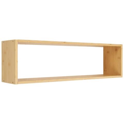 Mensola Ember-marrone-bamboo-15x70x19,5 Cm - Foto 1