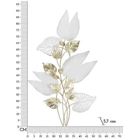 Decorazione In Metallo 3d Fiori 32-multicolore-metallo-52,7x5,7x90,8 Cm - Foto 6