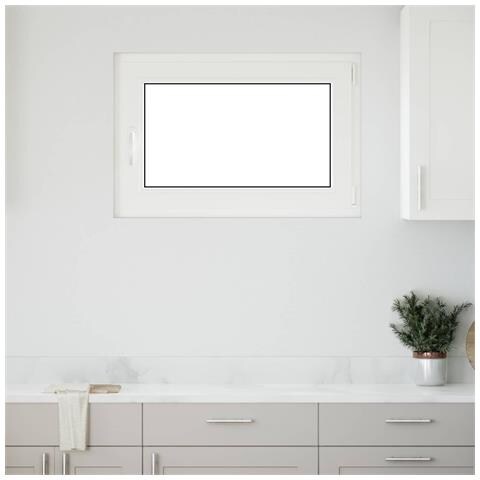 Finestra per Soffitta RISOR 90 x 60 cm PVC e Vetro Bianco - Foto 2