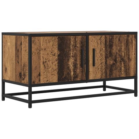 Mobile TV 80 x 34,5 x 40 cm Legno antico Legno ingegnerizzato - Foto 1