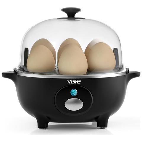 Cuociuova ZDQ-70B1. 7 uova. 360 W. accessori vapore. nero - Foto 1