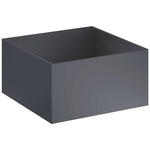 Vaso da giardino Antracite 80 x 80 x 40 cm - Foto 1