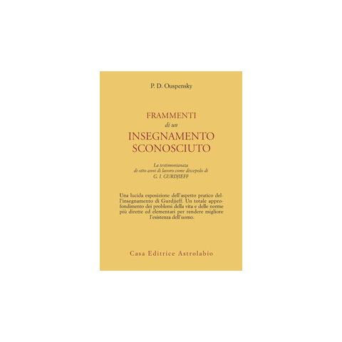 P. D. Uspenskij - Frammenti di un insegnamento sconosciuto - Foto 1