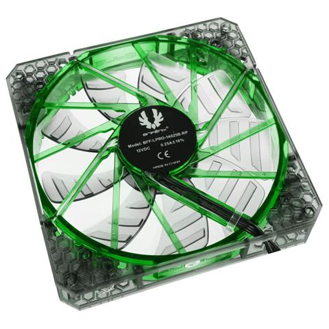 Spectre Pro LED Green 140mm, Ventilatore, Computer case, 14 cm, Verde, Trasparente, LED, Verde - Foto 2